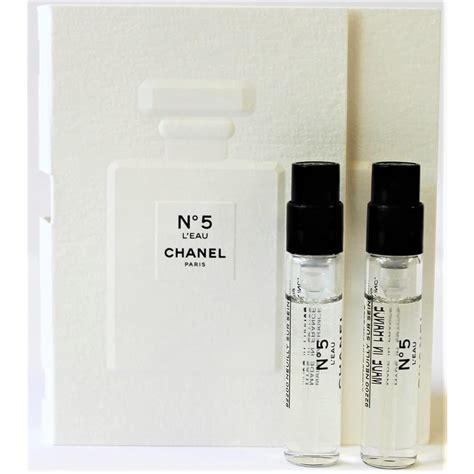 chanel l'eau sample vial|CHANEL No 5 L'EAU EDT Spray Perfume Samples 0.05oz / .